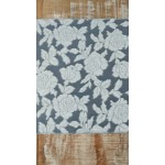 Trilho Azul Marinho Floral